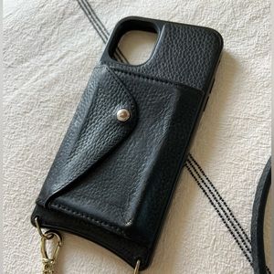 Bandolier Black/Gold Crossbody for iPhone 11